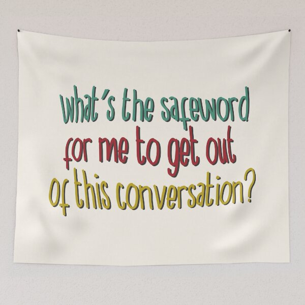 Item preview, what's the safeword for me to get out of this conversation? | only murders in the building tv show designed and sold by Pinu92.