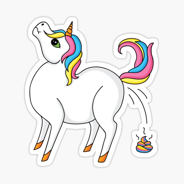 Unicorn Poop Sticker