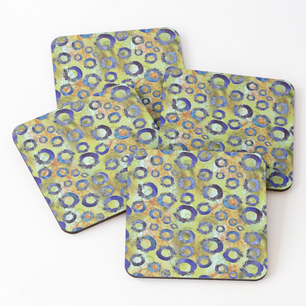 Item preview, Blue Circle Textures Abstract designed and sold by NancyMerkle.