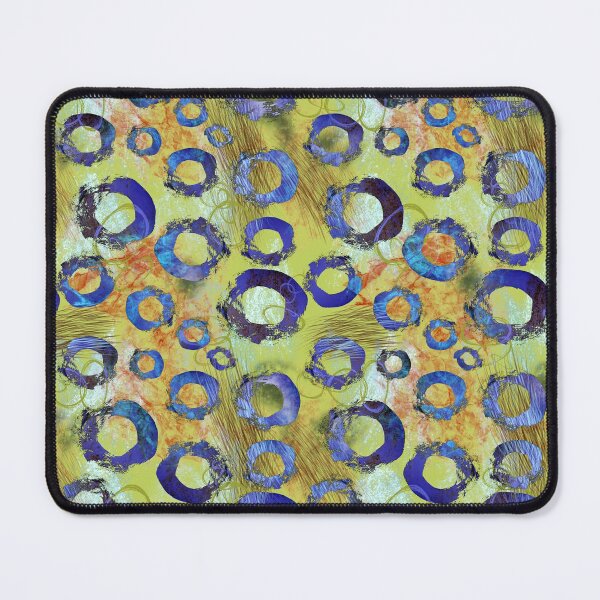 Item preview, Blue Circle Textures Abstract designed and sold by NancyMerkle.