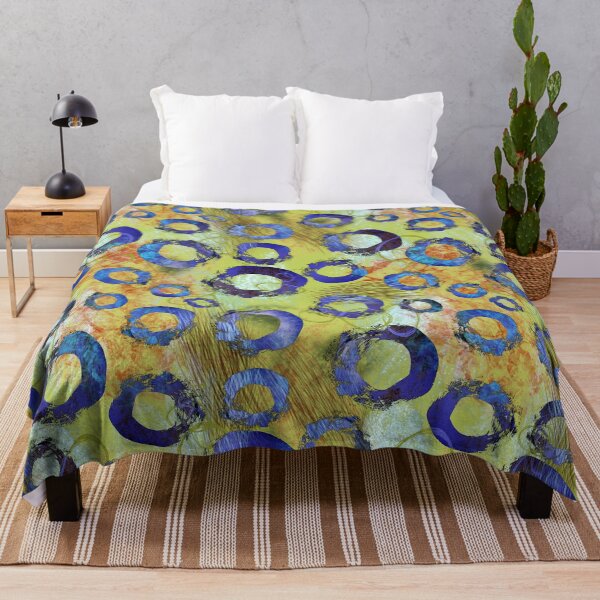 Item preview, Blue Circle Textures Abstract designed and sold by NancyMerkle.
