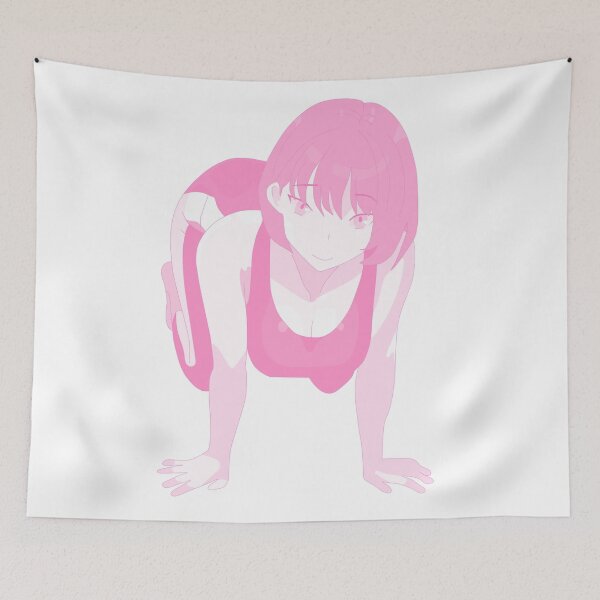 Item preview, Lewd anime girl hentai manga ecchi waifu Pink designed and sold by ArthurPoe.