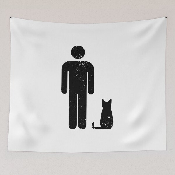 Item preview, Cat Room Sign - M - black designed and sold by CCCDesign.