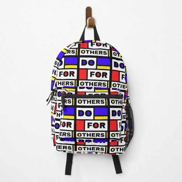 Item preview, DO FOR OTHERS - Mondrian style art design with inspirational life advice designed and sold by Art4Motivation.
