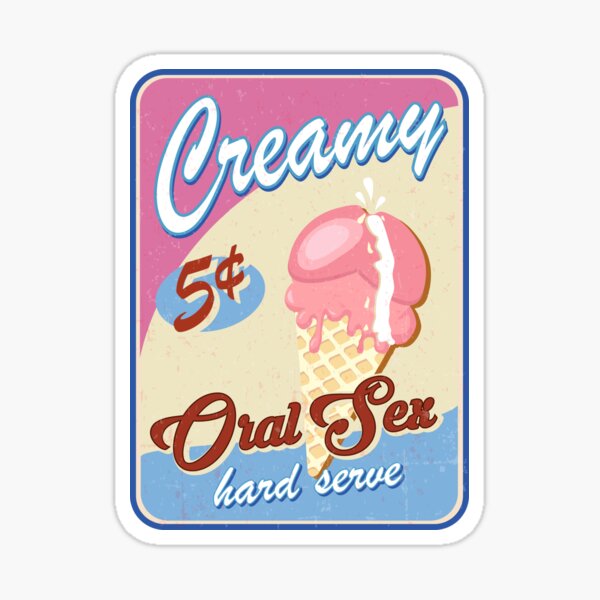 Ice Cream Sex Sticker For Sale By Theflying6 Redbubble 4281