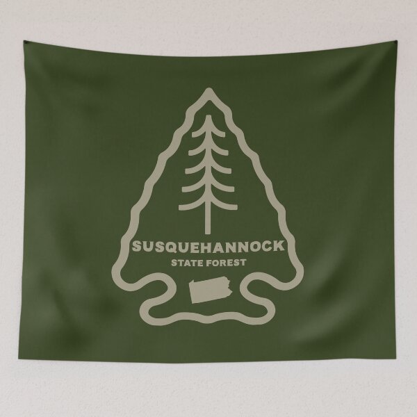 Item preview, Susquehannock State Forest Pennsylvania PA Rustic Arrowhead with a Tree designed and sold by palmettodigital.