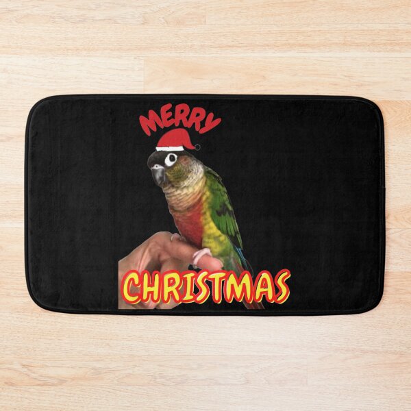 Item preview, Merry Christmas from Pet Bird | Green Cheek Conure Parrot | Parakeet | Pyrrhura designed and sold by TatianaLG.