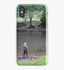 Fly Fishing at Upperdale iPhone Case