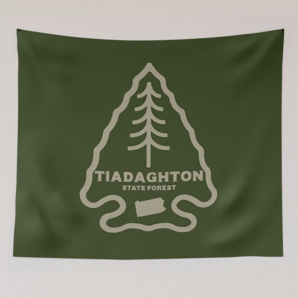 Item preview, Tiadaghton State Forest Pennsylvania PA Rustic Arrowhead with a Tree designed and sold by palmettodigital.