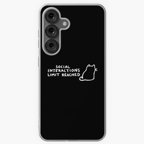Item preview, Social Interactions Limit Reached designed and sold by FoxShiver.