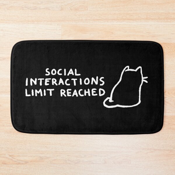 Item preview, Fox Shiver™ - Social Interactions Limit Reached designed and sold by Fox Shiver.