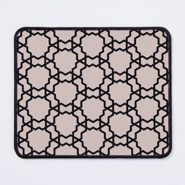 Artikelvorschau, Pastel Pink and Black Shape Tile Pattern Pairs PPG 2022 Popular Color Just Gorgeous PPG1047-3 - Colour Trends - Shade - Hue entworfen und verkauft von ColorOfTheYears.