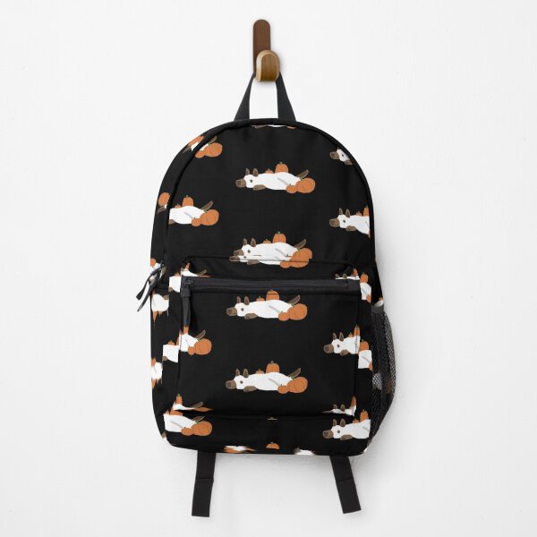 Item preview, German Shepherd Ghost with Pumpkins! (Sploot/Laying Down) designed and sold by PenguinApproved.