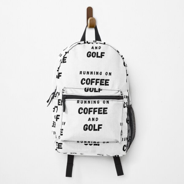 Item preview, Running On Coffee And Golf Funny Saying designed and sold by LuckyKermit.