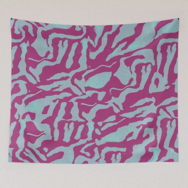 Item preview, Colorful Pastel Abstract Ethnic Tribal Afrocentric African Inspired Textile Art designed and sold by BlackArt Cafe.