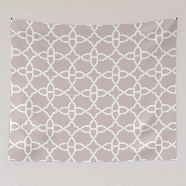 Aperçu de l'œuvre Pastel Pink and White Minimal Line Art Pattern 4 Pairs PPG 2022 Popular Color Just Gorgeous PPG1047-3 - Colour Trends - Shade - Hue créée et vendue par ColorOfTheYears.