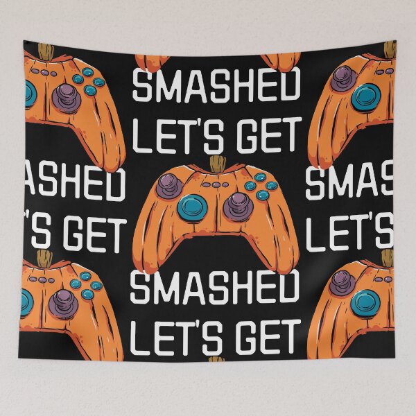 Item preview, lets get smashed Halloween gamer ,controller designed and sold by amy greaves.