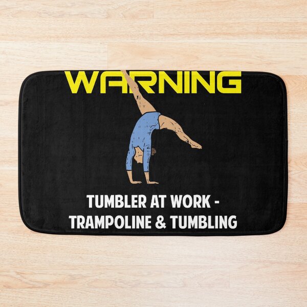Item preview, Warning Tumbler at Work Gymnastics and Acrobatic Gymnast   designed and sold by Rzelemenz.