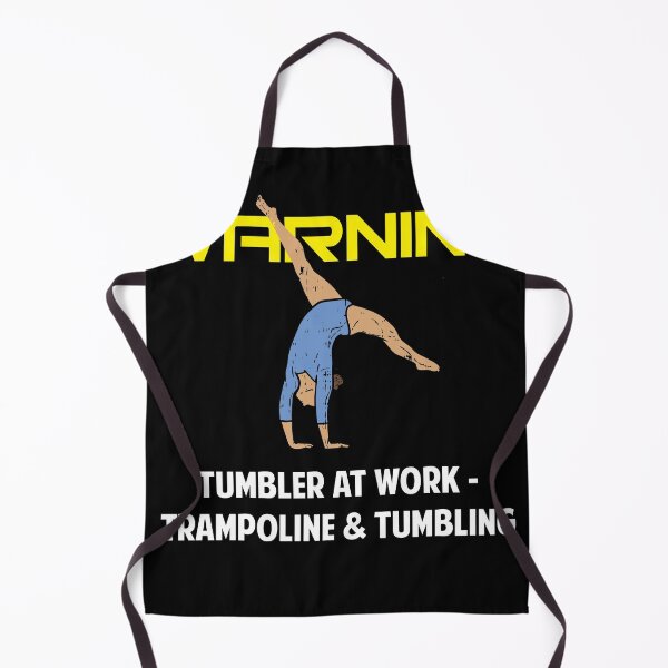Item preview, Warning Tumbler at Work Gymnastics and Acrobatic Gymnast designed and sold by Rzelemenz.