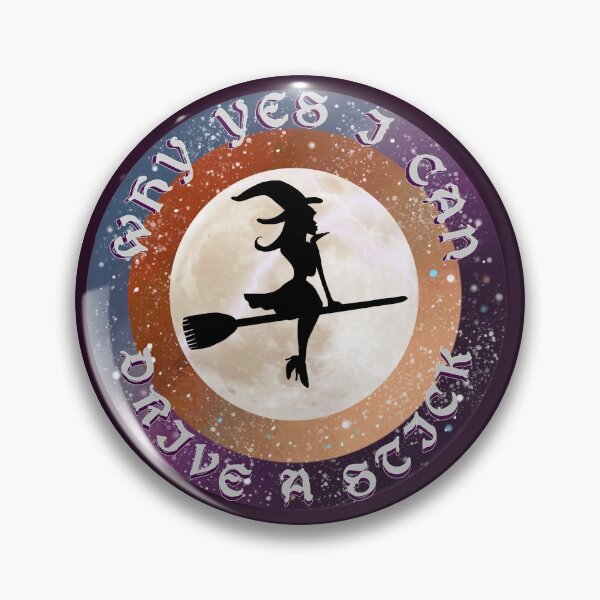 Item preview, Why yes i can drive a stick funny Halloween witch designed and sold by GogoM.