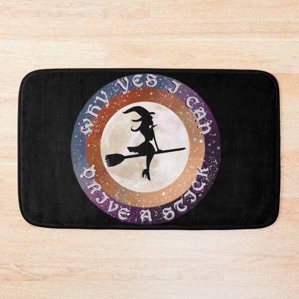 Item preview, Why yes i can drive a stick funny Halloween witch designed and sold by GogoM.