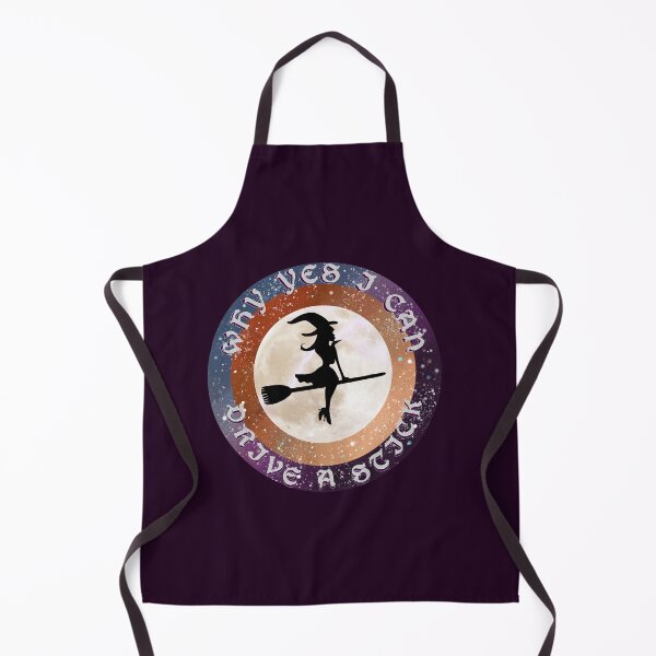 Item preview, Why yes i can drive a stick funny Halloween witch designed and sold by GogoM.