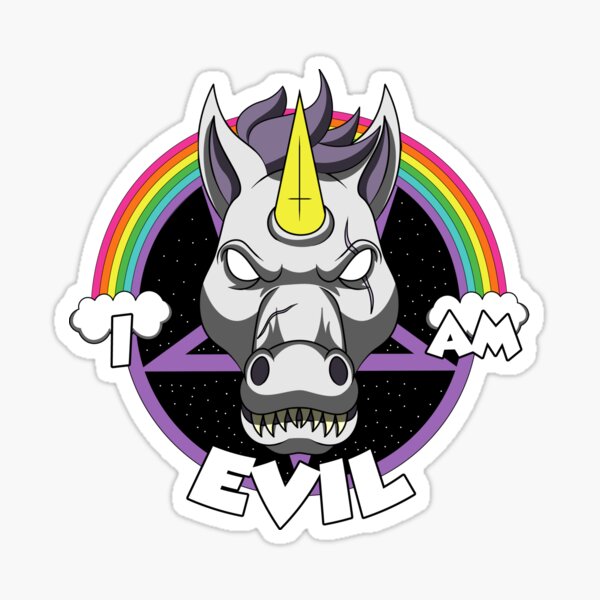 Evil Unicorn Shirt - Rainbow Evil Zombie Halloween Toddler Premium T-Shirt