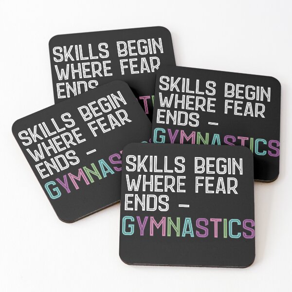 Item preview, Skills begin where Fear ends Gymnastics Acrobatic Gymnast   designed and sold by Rzelemenz.