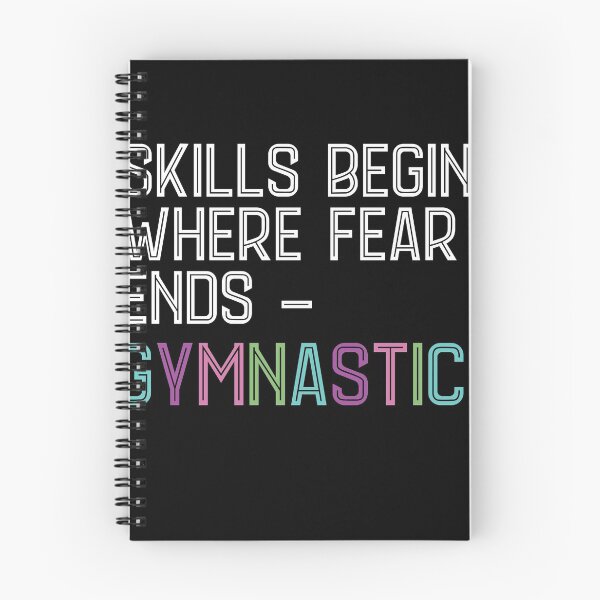 Item preview, Skills begin where Fear ends Gymnastics Acrobatic Gymnast   designed and sold by Rzelemenz.