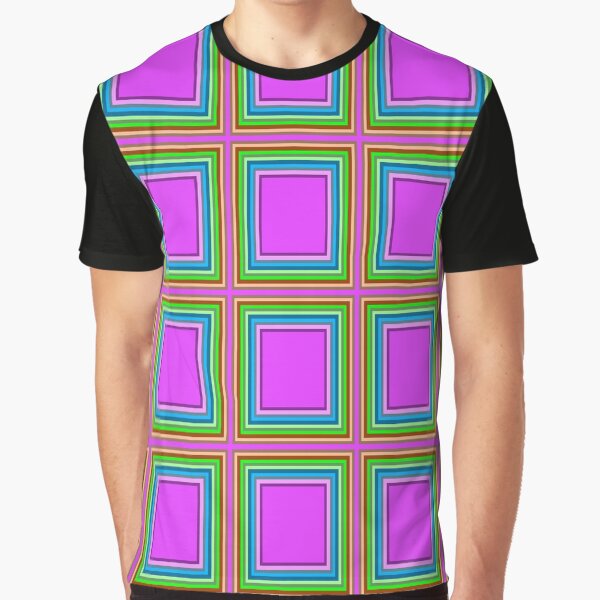 Color Bricks Graphic T-Shirt