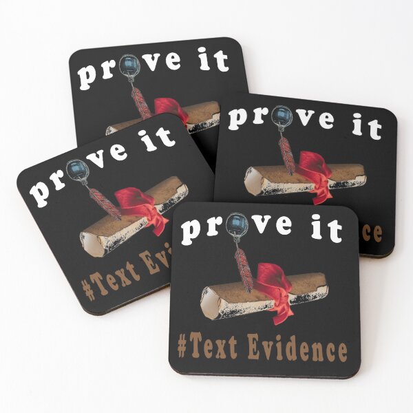 Item preview, Prove It Text Evidence Evidence Based Funny English Teacher Message Lover Classic T-Shirt designed and sold by boyastore.