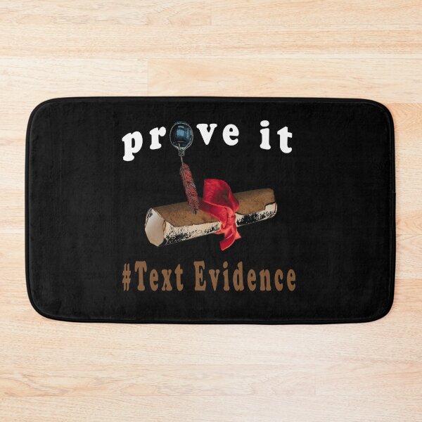 Item preview, Prove It Text Evidence Evidence Based Funny English Teacher Message Lover Classic T-Shirt designed and sold by boyastore.