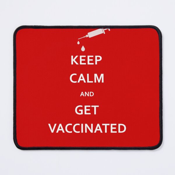 Item preview, keep calm and get vaccinated designed and sold by Photorebelle.