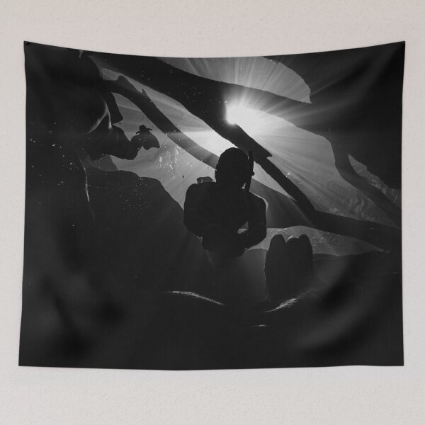 Item preview, Underwater Adventure - Freediving in the Cave designed and sold by JeanAlvarez.