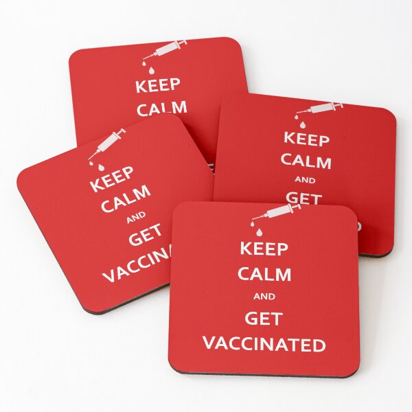 Item preview, keep calm and get vaccinated designed and sold by Photorebelle.