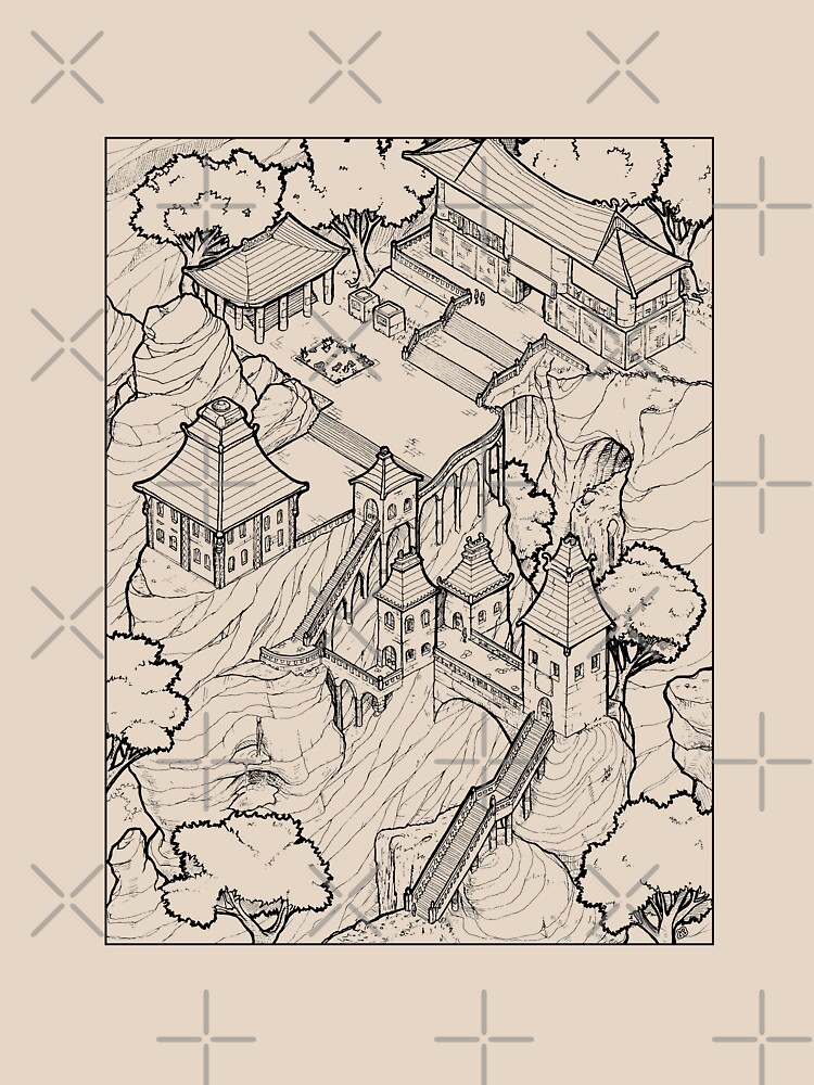 Purple Cloud Monastery by fuseboy