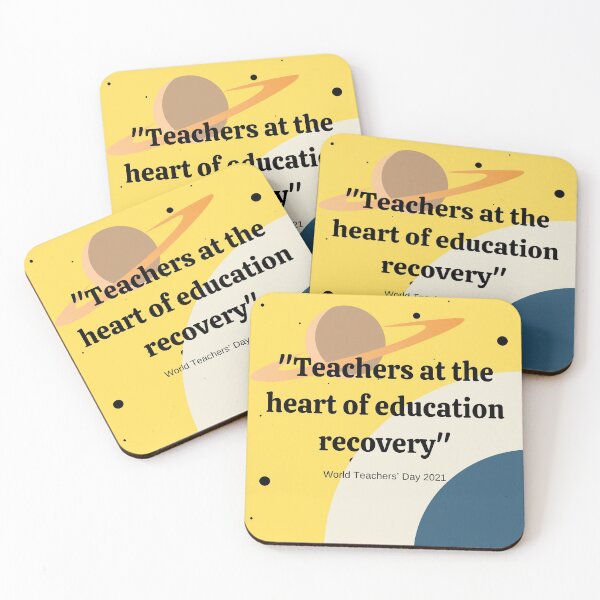 Item preview, World Teachers' Day 2021 Poster designed and sold by KayLadyBug.