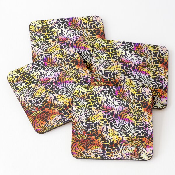 Item preview, Colorful Abstract Animal Print Ethnic Tribal African Inspired Art Textile Pattern designed and sold by BlackArt Cafe.