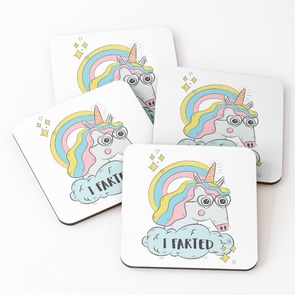 Item preview, I Farted - Cute But Still - The Smell We All Smelt - Unicorn In Glasses designed and sold by crazycollective.