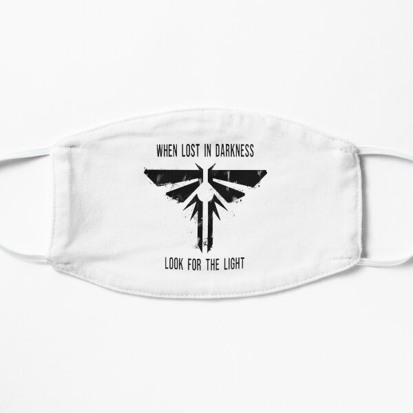When lost in darkness look for the light - Fireflies Flat Mask