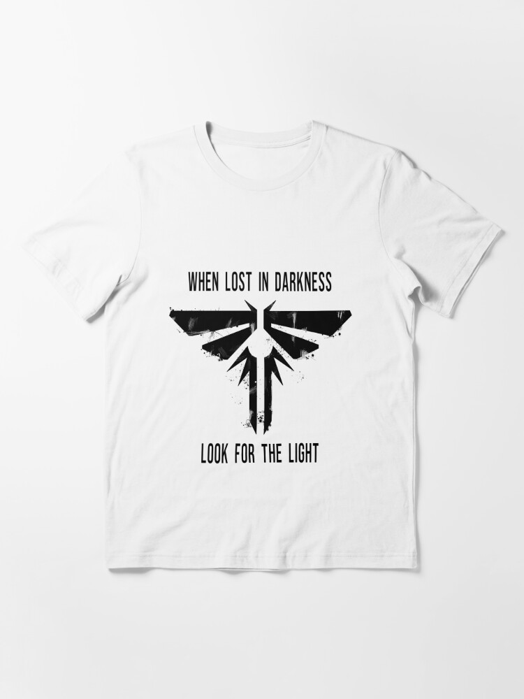 Ellie's Tattoo T Shirt TLOU Video Game Joel Firefly Look For the