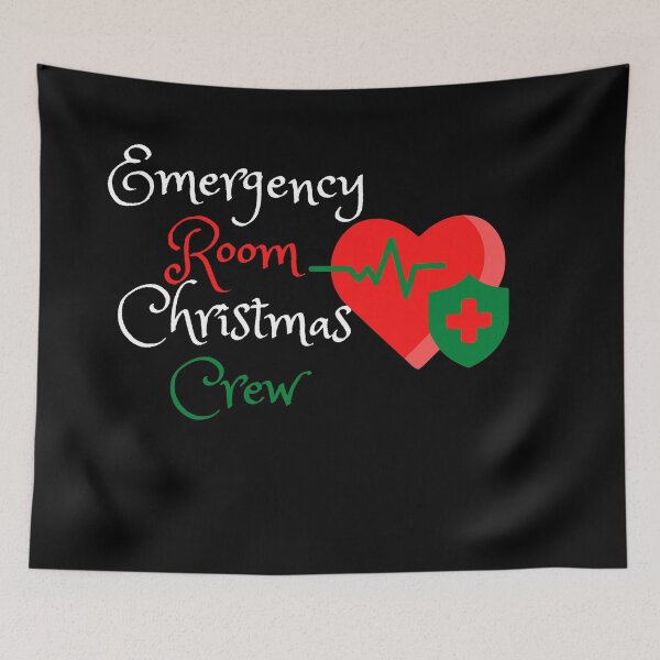 Item preview, Emergency Room Nurse Christmas Crew Essential T-Shirt designed and sold by Dragsma ⭐⭐⭐⭐⭐.