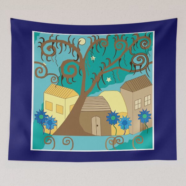 Item preview, mysterious tree in the moonlight designed and sold by Naureen-w-a.