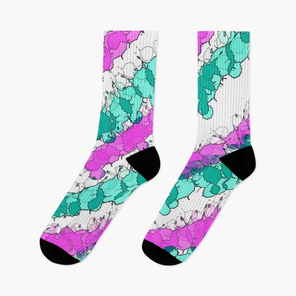 Item preview, Pink and Teal Splatter Distressed designed and sold by blakcirclegirl.