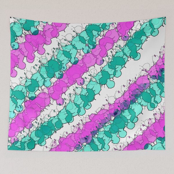 Item preview, Pink and Teal Splatter Distressed designed and sold by blakcirclegirl.