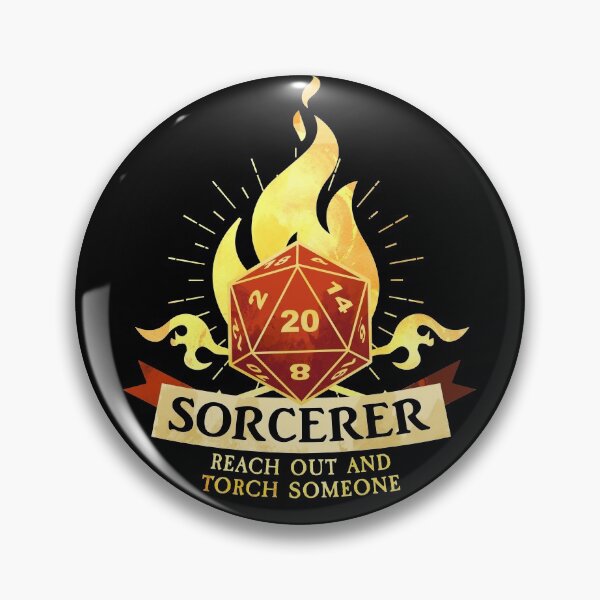 Item preview, Sorcerer: Reach Out and Torch Someone designed and sold by D20Tees.