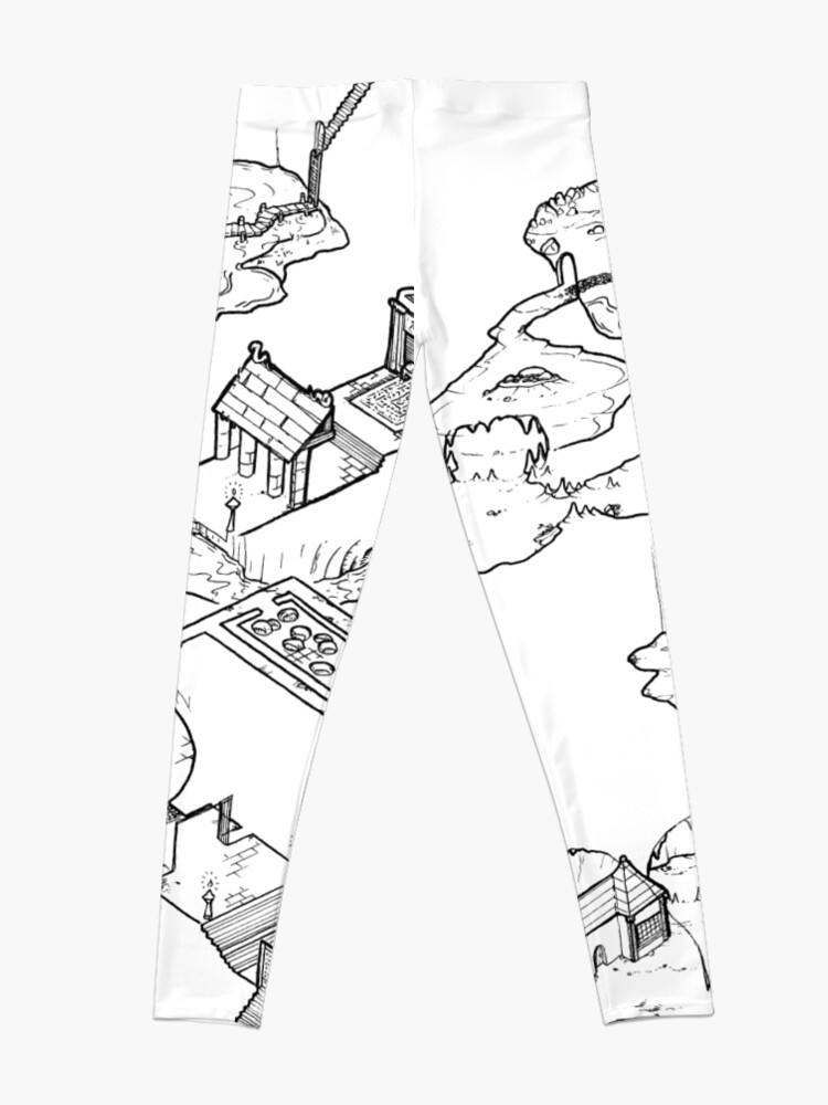 Alternate view of Purple Caverns Leggings