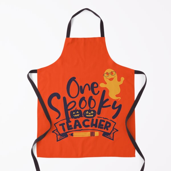 Item preview, FUNNY ONE SPOOKY TEACHER HALLOWEEN SMILING GHOST IN GLASSES designed and sold by zenturtlemerch.