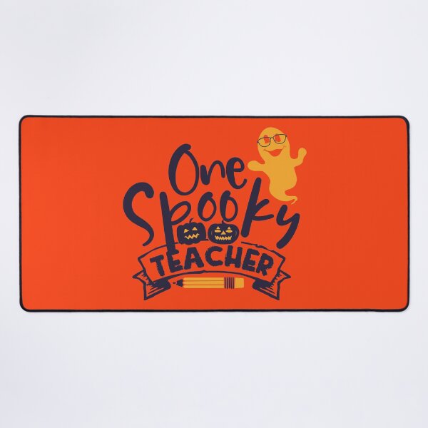 Item preview, FUNNY ONE SPOOKY TEACHER HALLOWEEN SMILING GHOST IN GLASSES designed and sold by zenturtlemerch.