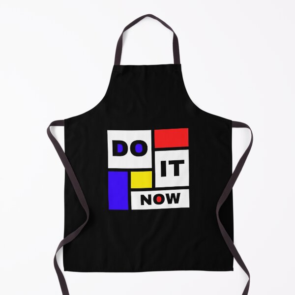 Item preview, DO IT NOW - Mondrian style art design with motivational quote designed and sold by Art4Motivation.